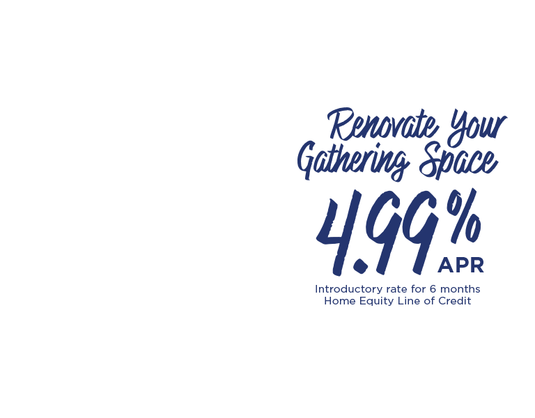 Make waves and home upgrades. 5.55% for 5 months with a home equity line of credit.