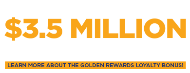 Members will collectively earn $3.5 million with the largest year-end bonus in Goldenwest history. Learn more about the Golden Rewards Loyalty Bonus!